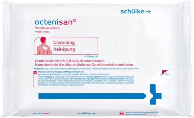 Моющие перчатки «Octenisan» (8 шт.) Octenisan