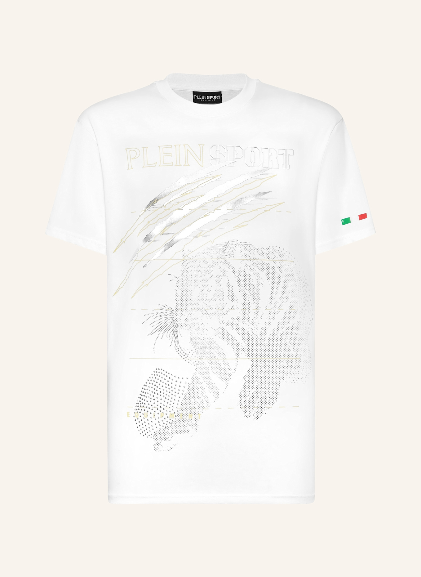 

Футболка с тигром Plein Sport, белый