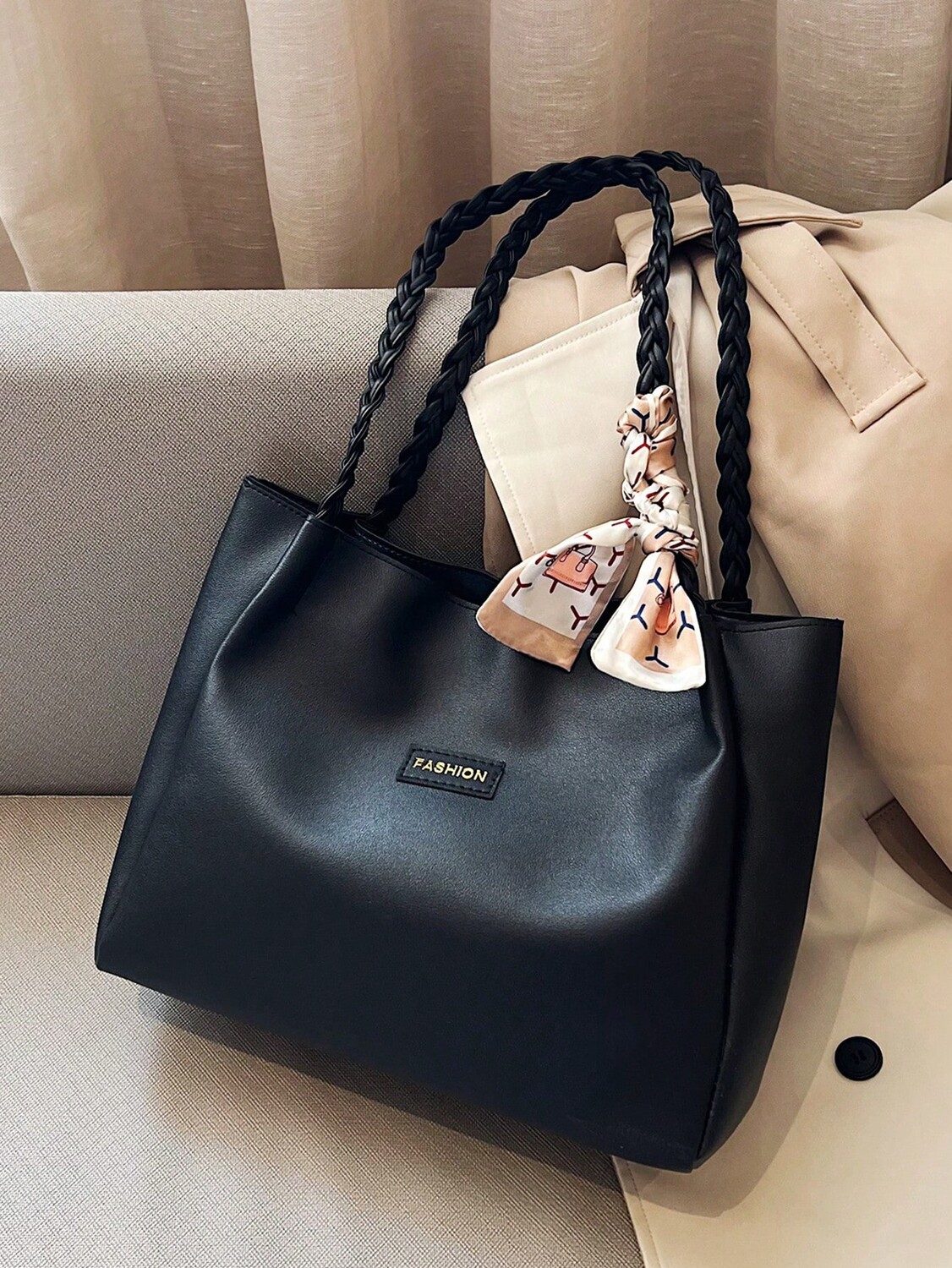 

Сумка универсальная с двойной ручкой, черный