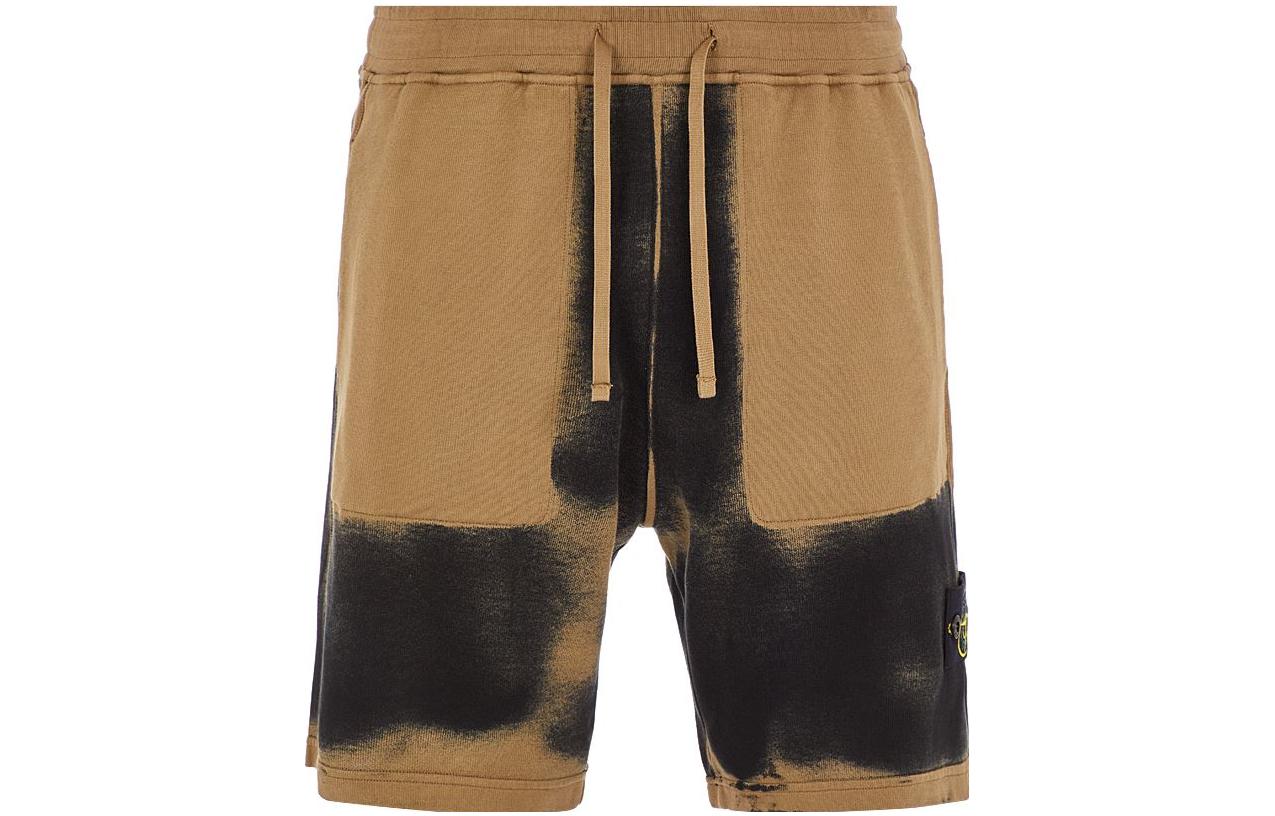 

SS23 Повседневные шорты мужские Bark Color STONE ISLAND, bark color