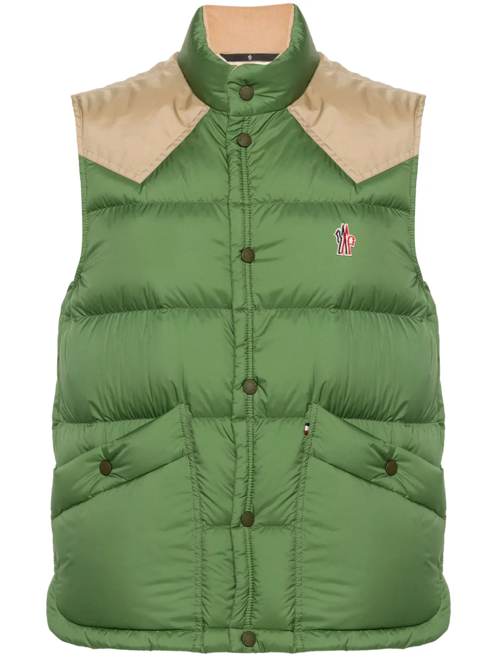 

Дутый жилет Veny Moncler Grenoble, зеленый