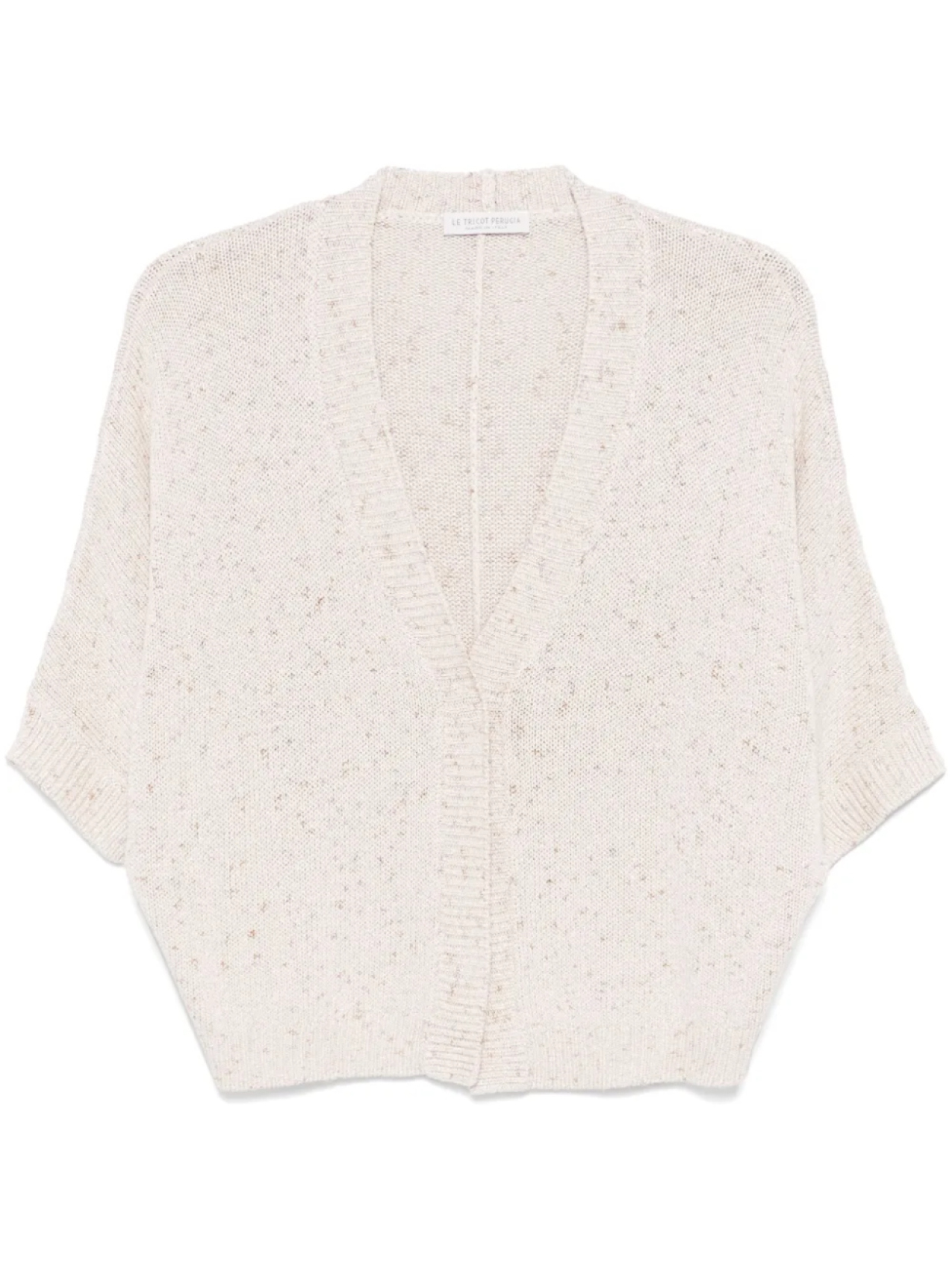 

Кардиган с люрексом Le Tricot Perugia, нейтральный
