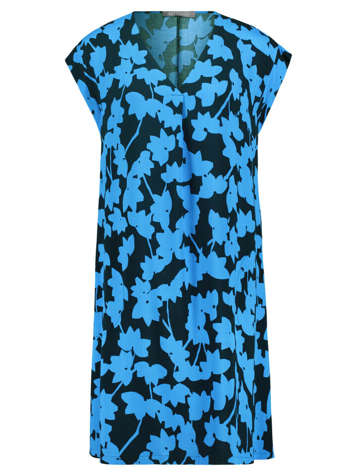 

Короткое платье BETTY & CO Casual-Kleid mit Print, цвет Dunkelblau/Blau