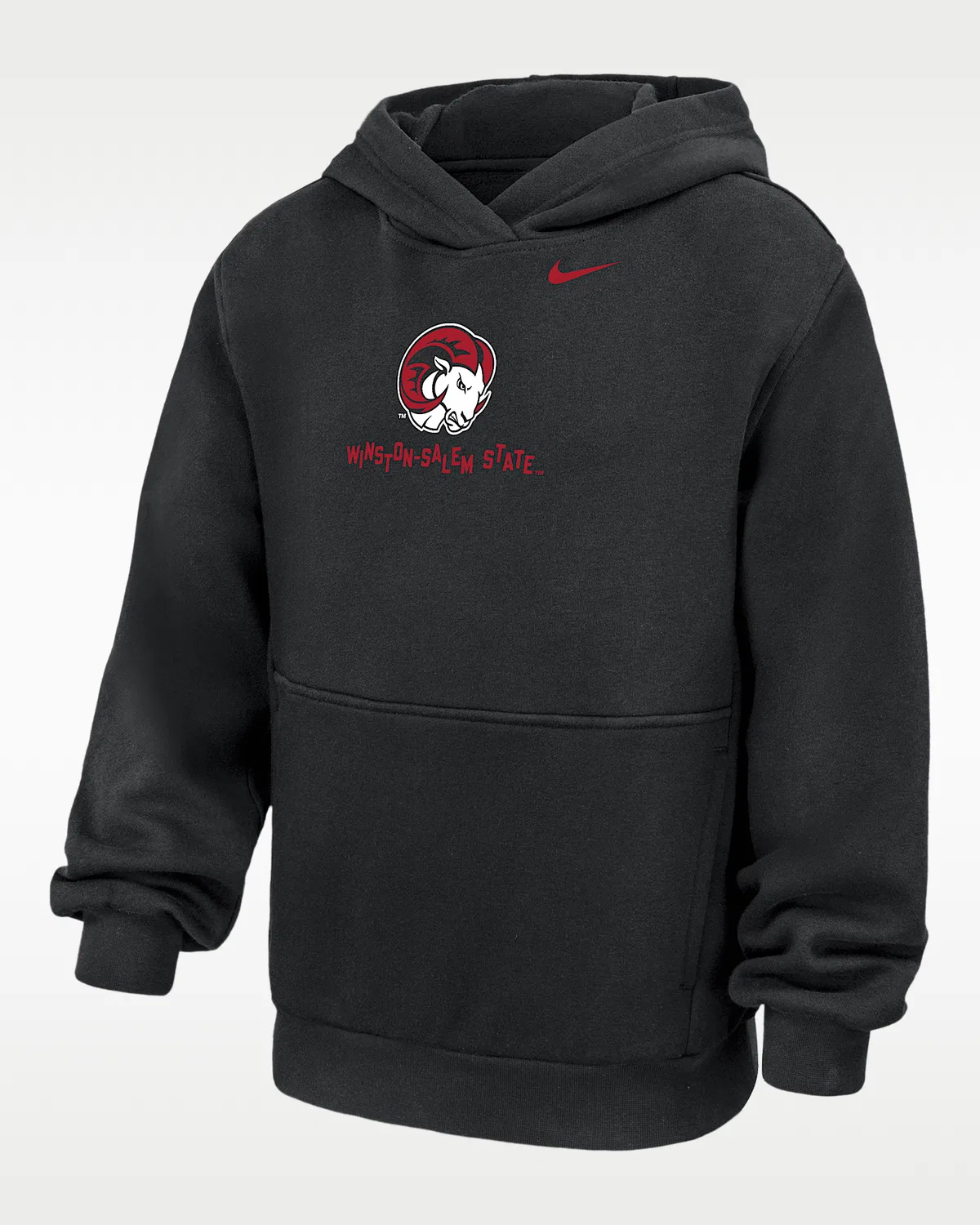 Детская флисовая худи Nike College (Winston-Salem State University), Black