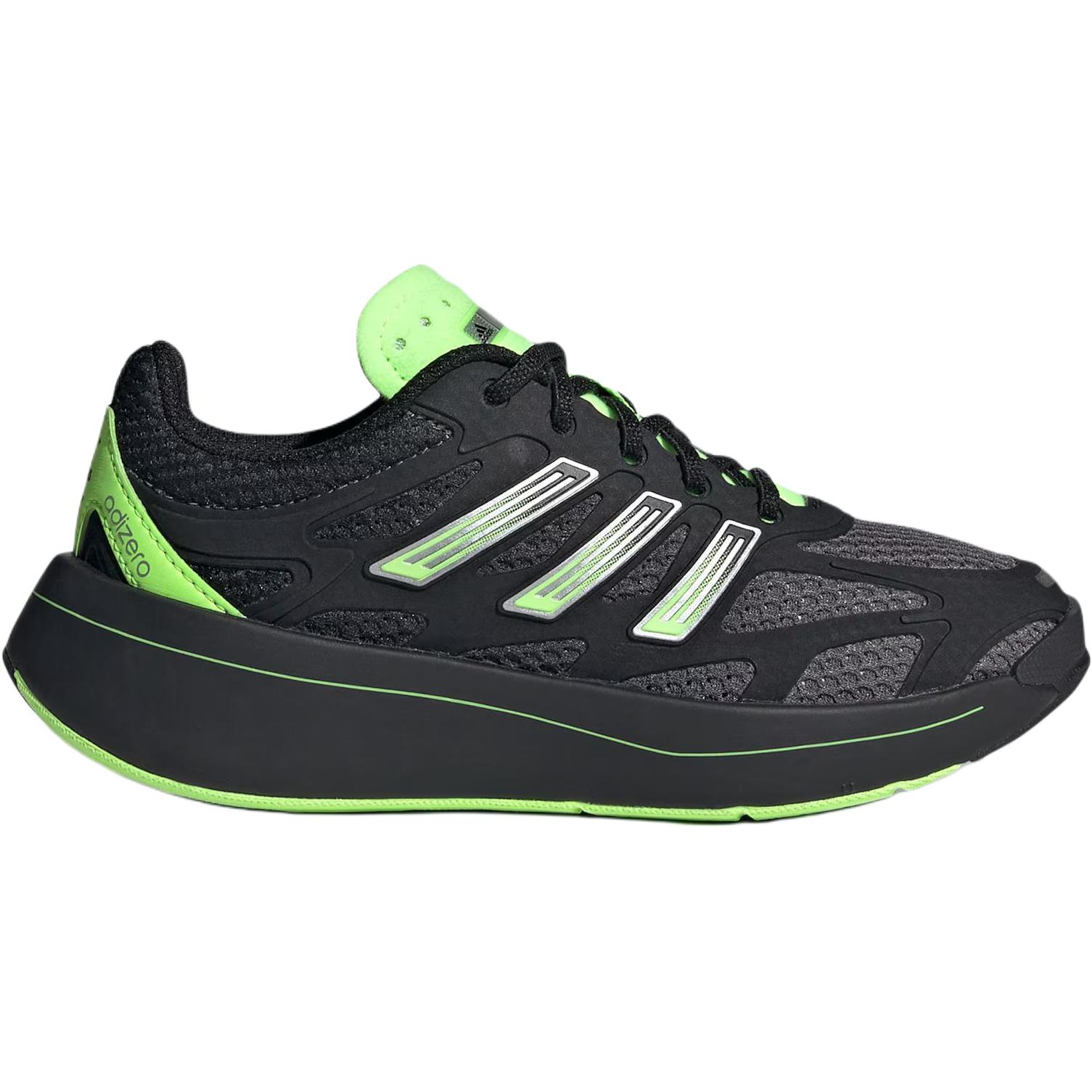 Кроссовки Adizero Aruku Low top Kids' Running Shoes Kids' Adidas, черный/зеленый — фото 2
