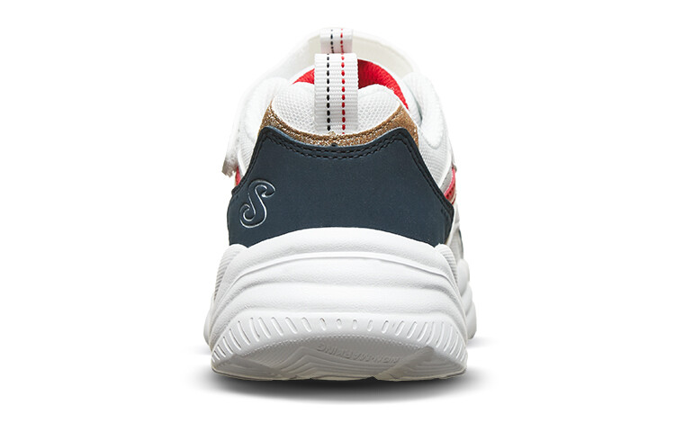 Кроссовки Skechers Kids Lifestyle Shoes GS Low-top White Navy Blue, белый/тёмно-синий — фото 4