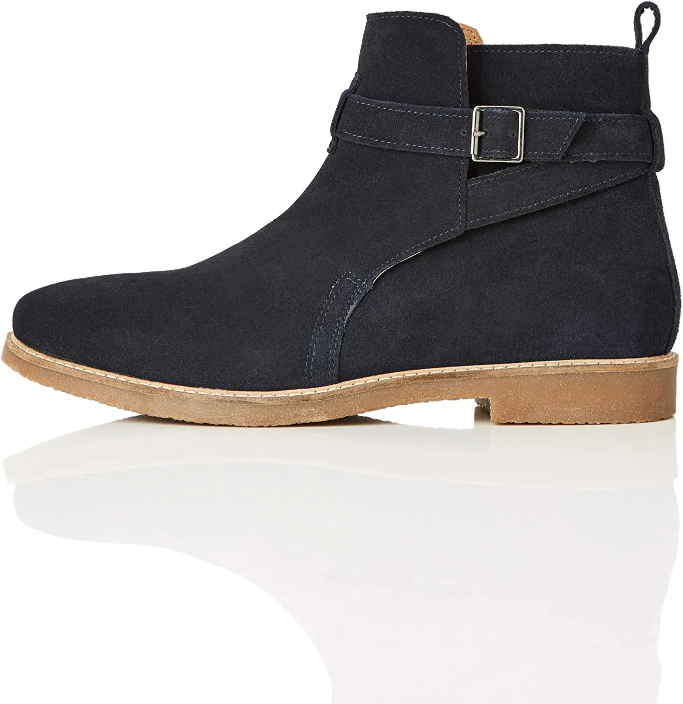 Найти. Мужские классические замшевые ботинки Ethan find., Navy Blue
