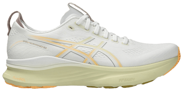 

Кроссовки ASICS Gel Kayano 32 Extra Wide 'White Orange Glow', белый