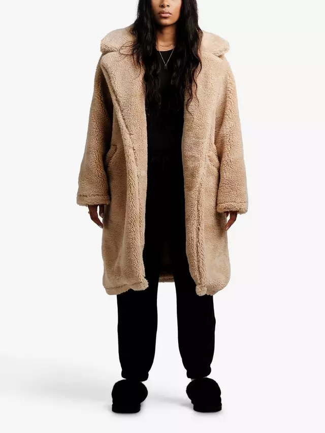 

Тренчкот Ony Unisex Oversized Sherpa, кэмел