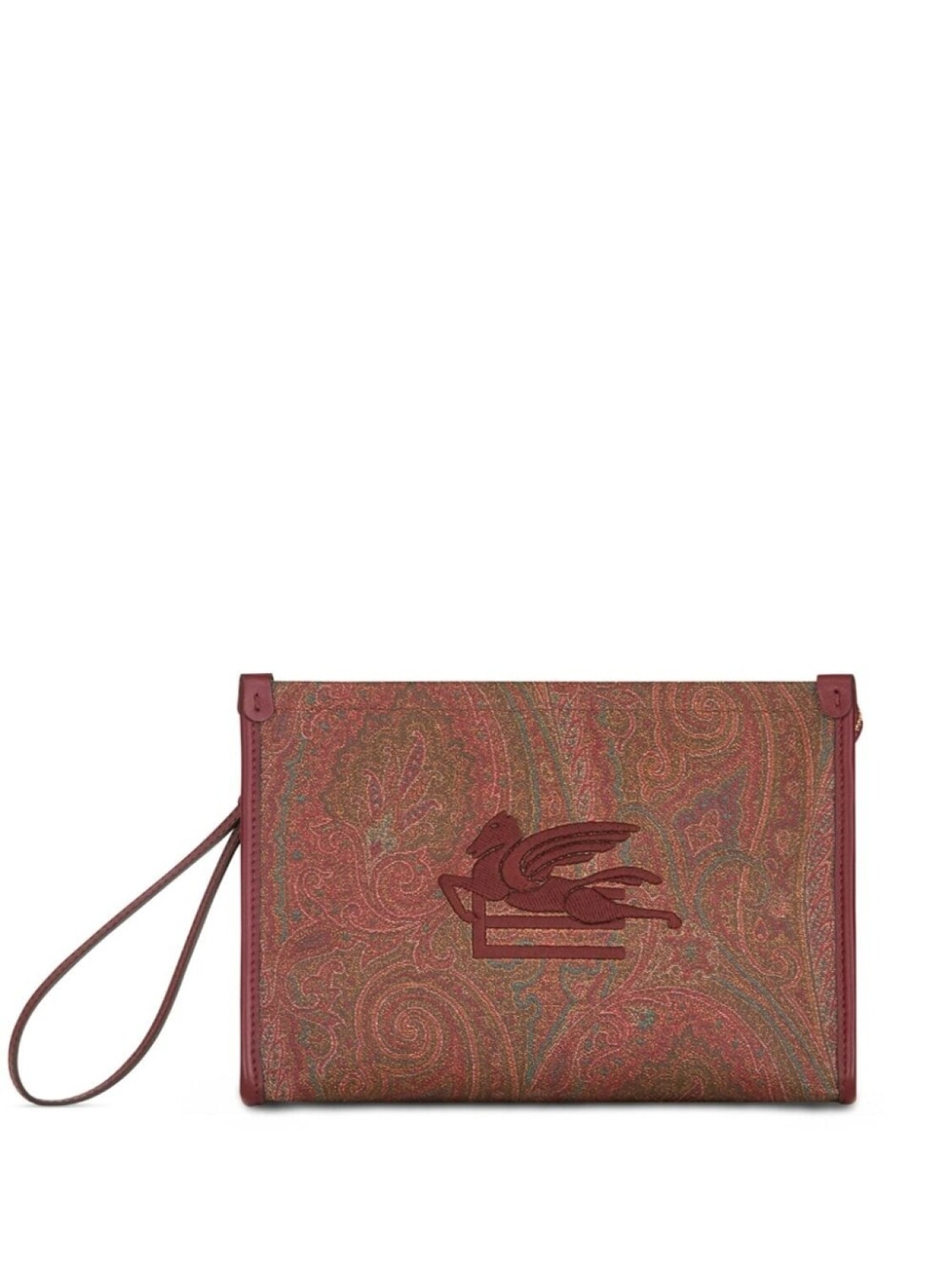 

ETRO большой клатч Love Trotter, коричневый