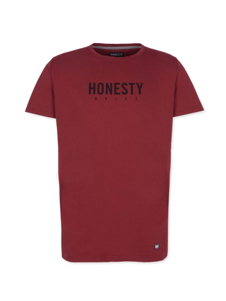 

Футболка HONESTY RULES, красный
