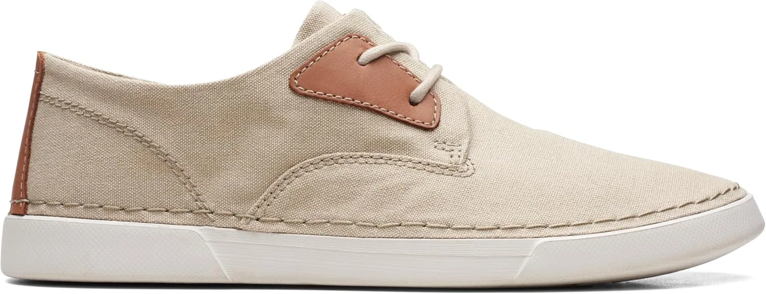 Мужские кроссовки Clarks Gereld Tie, Sand Textile — фото 2