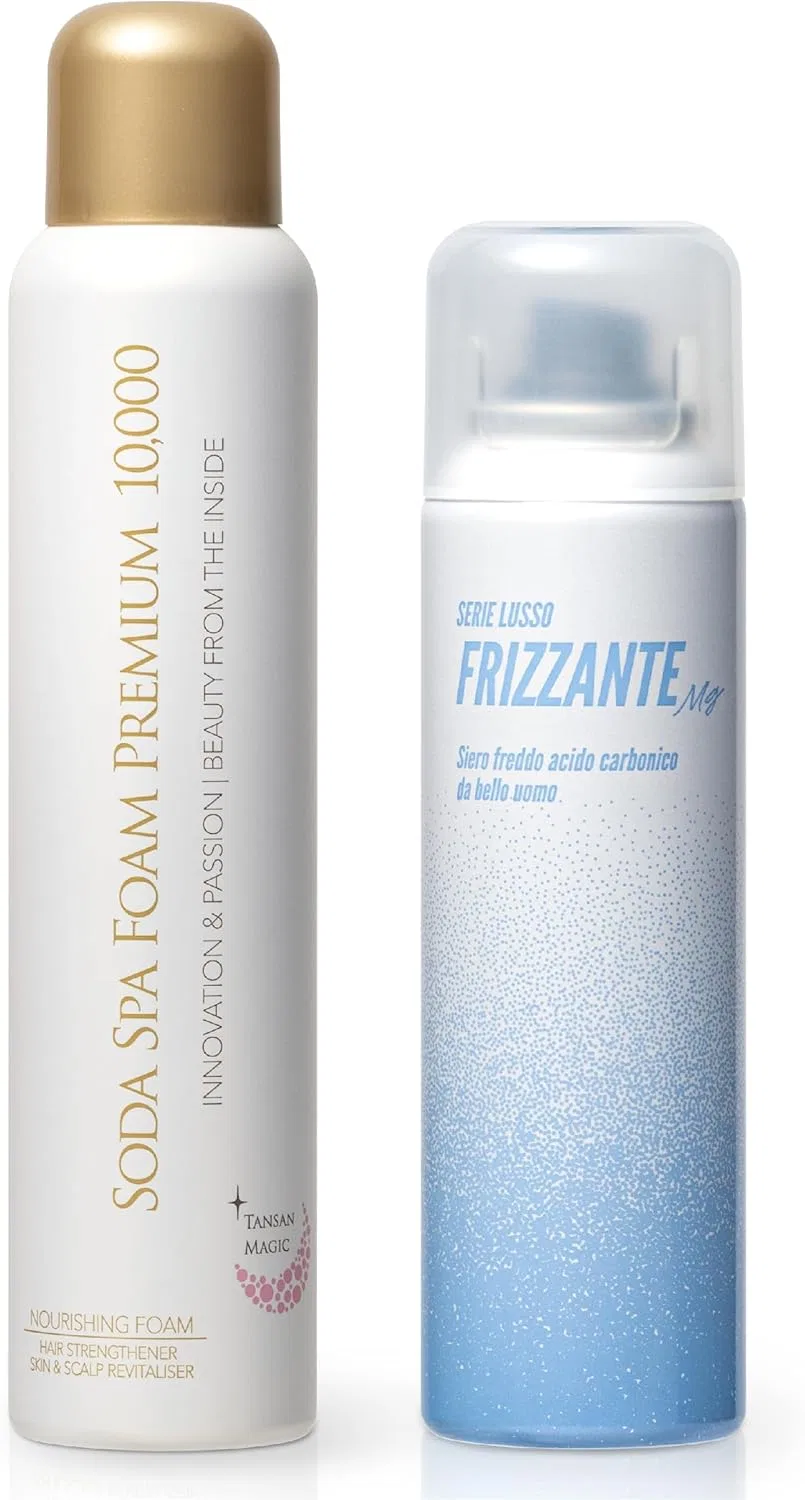 Набор Tansan Magic — Для ухода: пенка Soda Spa Foam Premium 10,000 и сыворотка FRIZZANTE Mg, , 210 г
