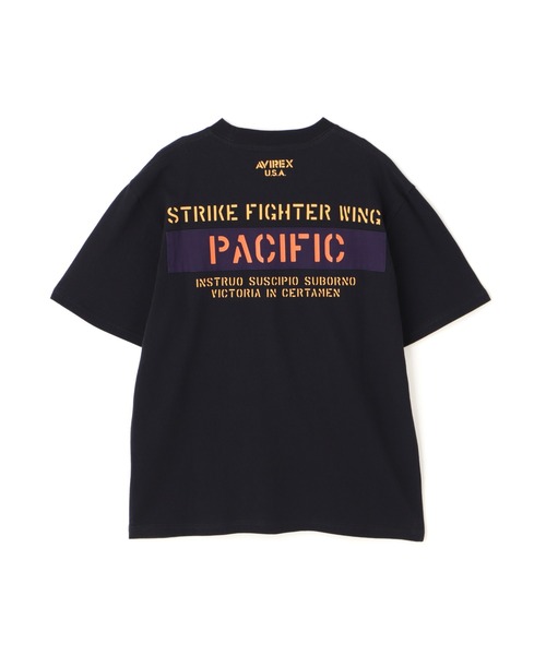 

Футболка с коротким рукавом Sheeting, модель SFW, бренд Avirex, цвет темно-синий