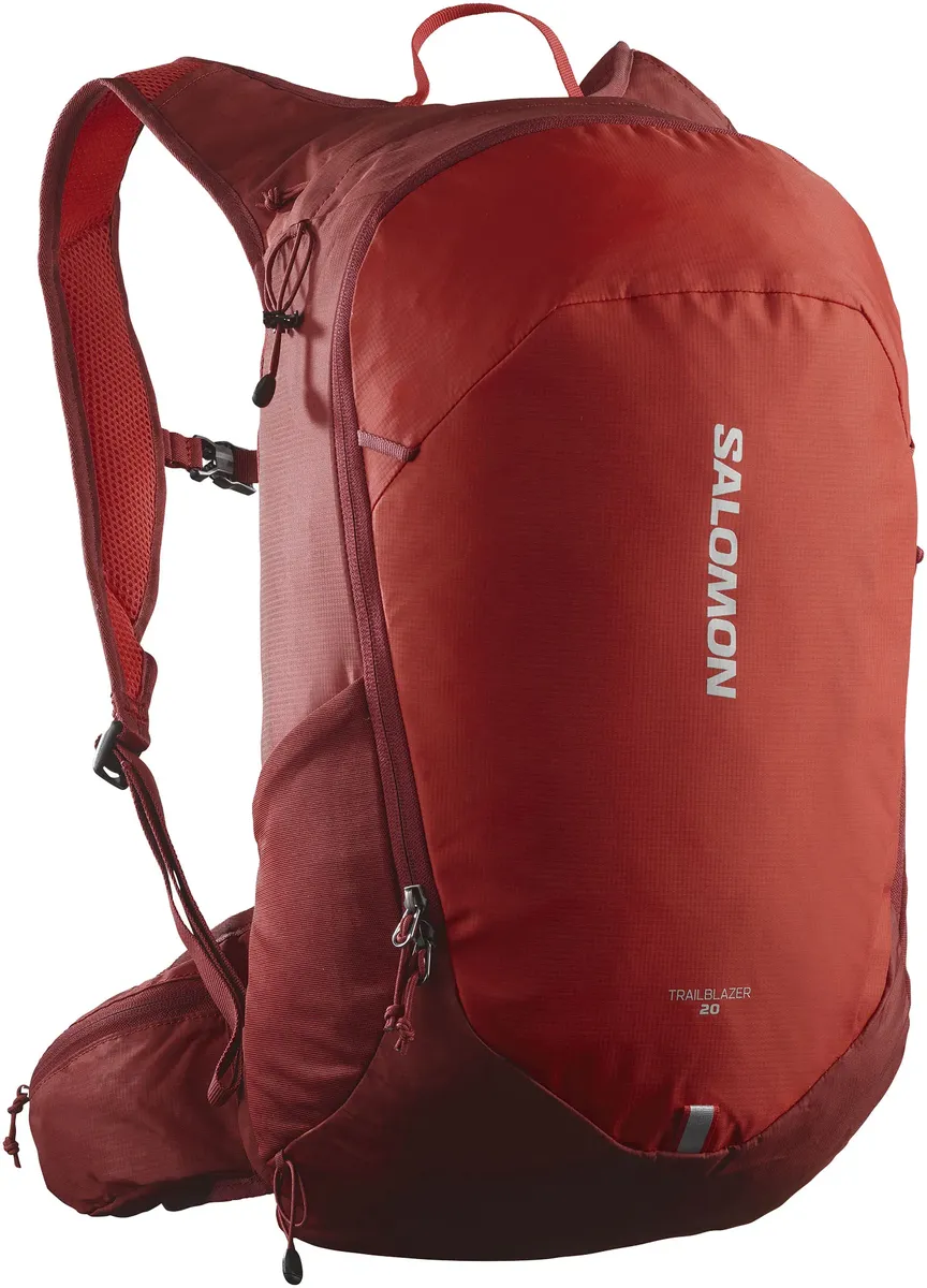 

Спортивный рюкзак Salomon "TRAILBLAZER 20" со светоотражающими деталями, красный