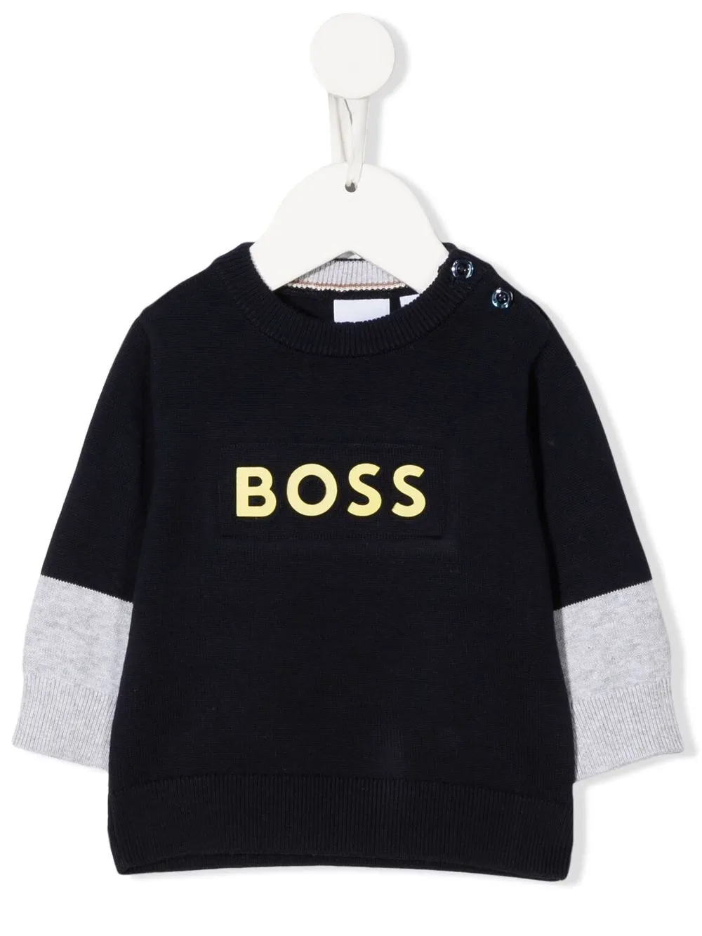 

Джемпер с логотипом BOSS Kidswear, синий
