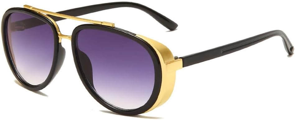 

Винтажные модные ретро-солнцезащитные очки с защитой от ветра, круглые, в стиле стимпанк, спортивные классические солнцезащитные очки UV400 для мужчин и женщин HVTVTLA, C10