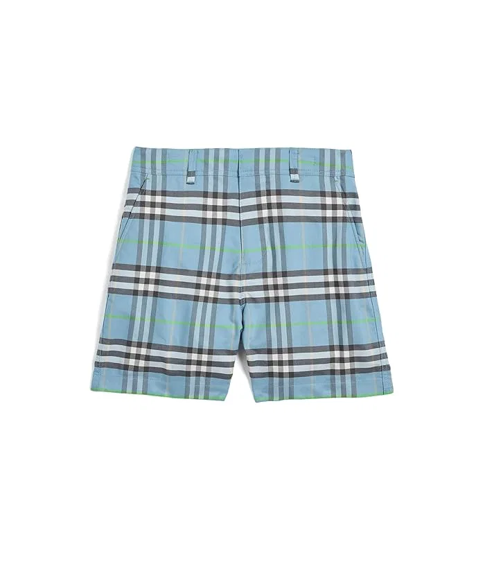 Шорты Oscar Burberry Kids, Misty Blue IP Check