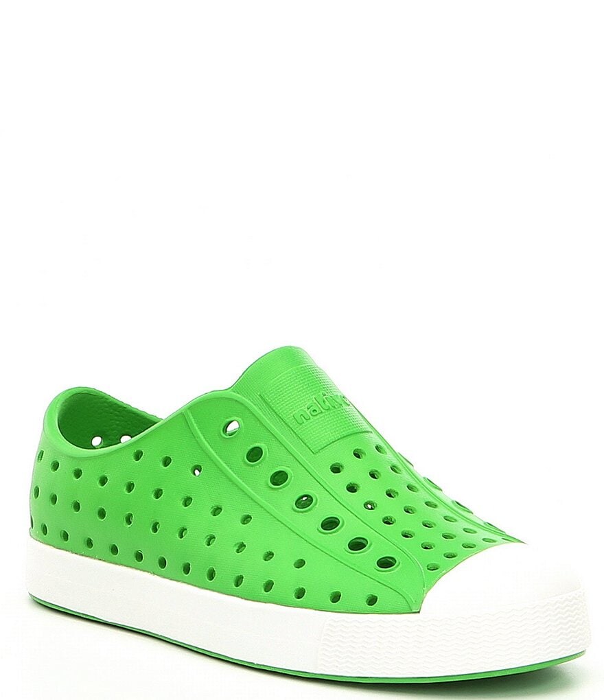 

Детские перфорированные слипоны Native Shoes Jefferson (для малышей), зеленый
