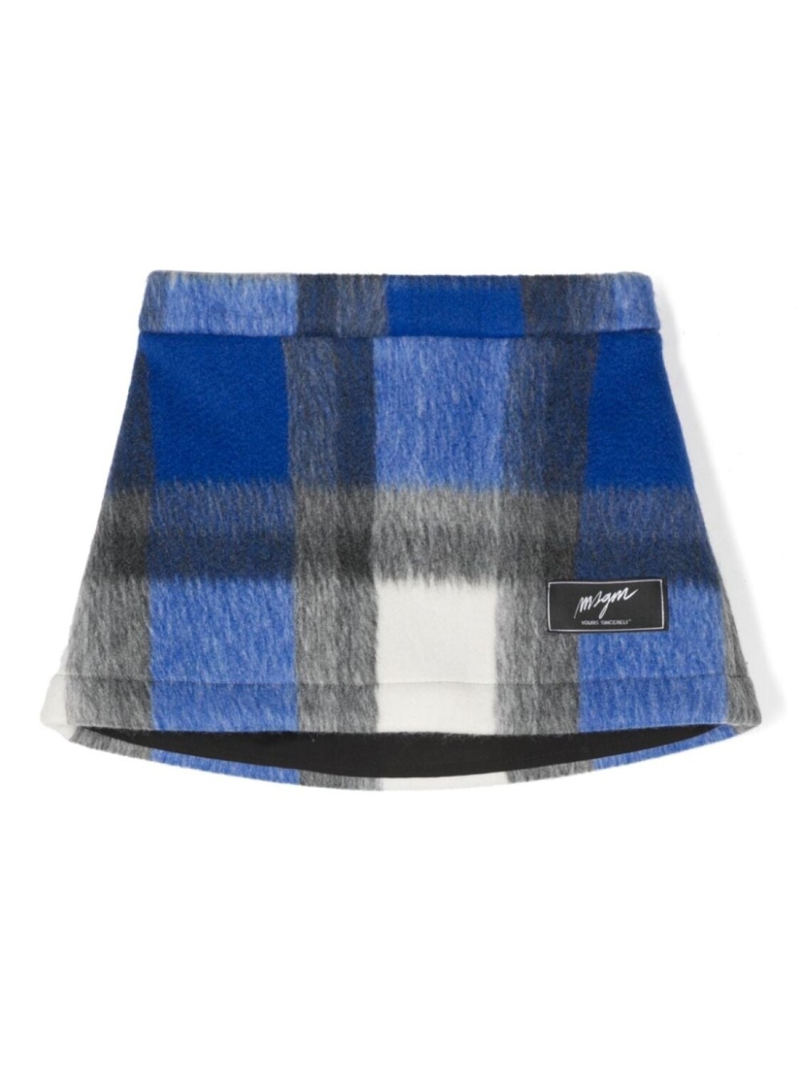 

MSGM Kids юбка мини в клетку, синий
