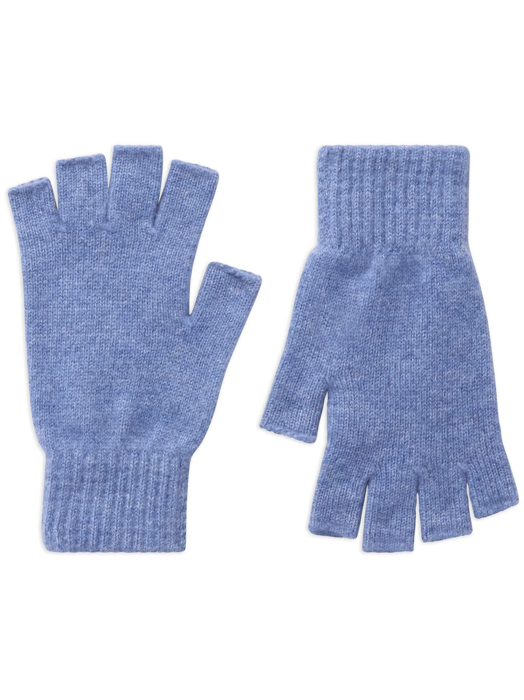 

Кашемировые перчатки-митенки Pringle Of Scotland, синий