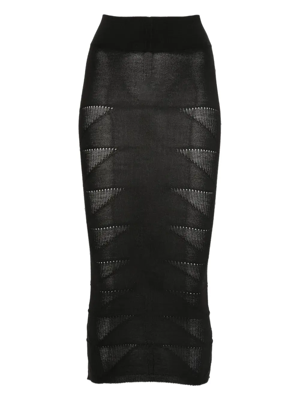 

Юбка из шерсти с геометрическим узором Rick Owens