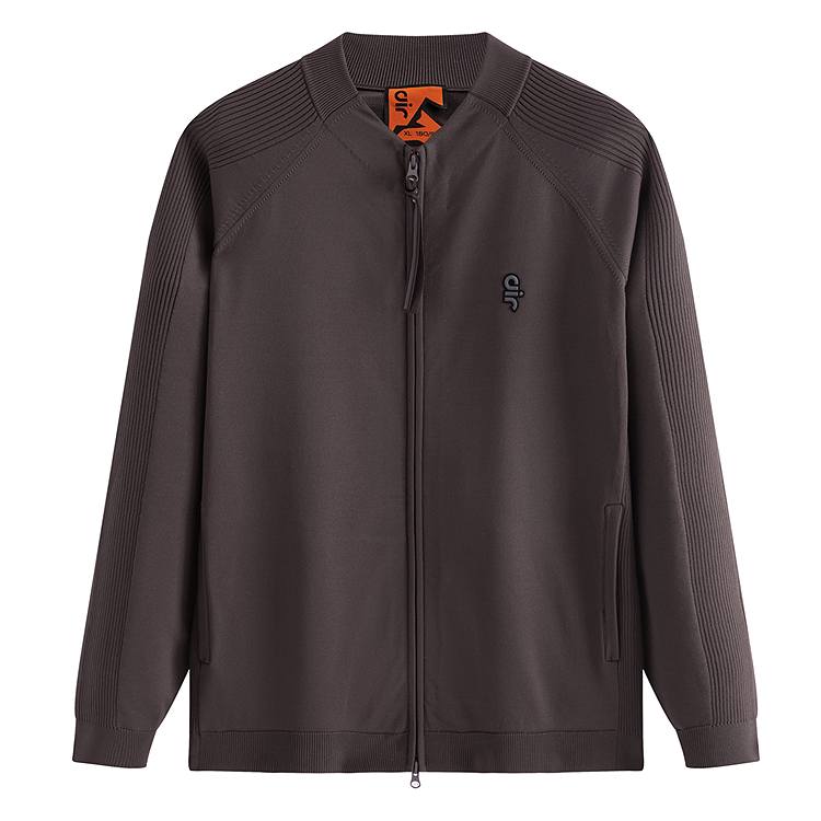 

PEACEBIRD MEN Свитер мужской Juniper Purple 1 с круглой горловиной, кардиган умеренной длины