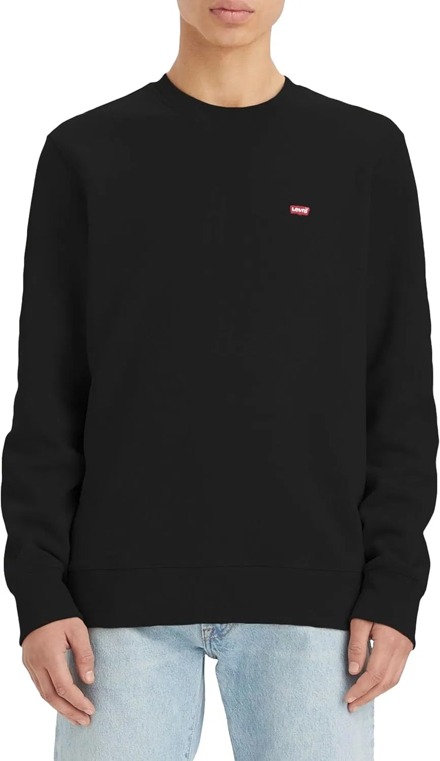 Толстовка Levi's Crew Fleece мужская черная