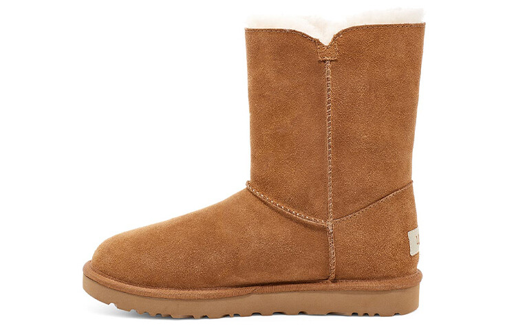 Угги женские UGG Bailey Button, коричневый