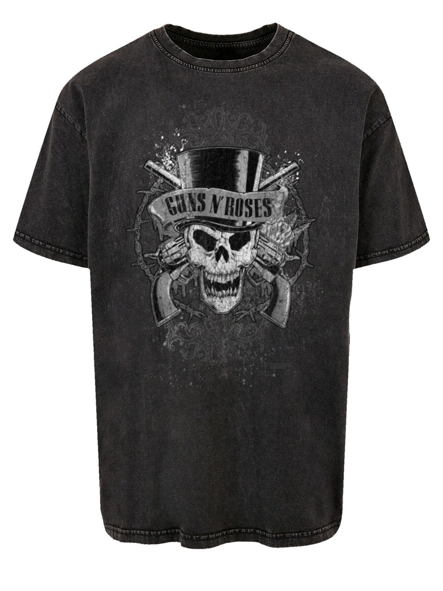 

Рубашка F4NT4STIC GunsNRoses Skull And Pistols, черный