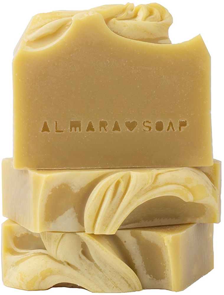 

Натуральное сливочно-морковное мыло ручной работы Almara Soap, 90 гр