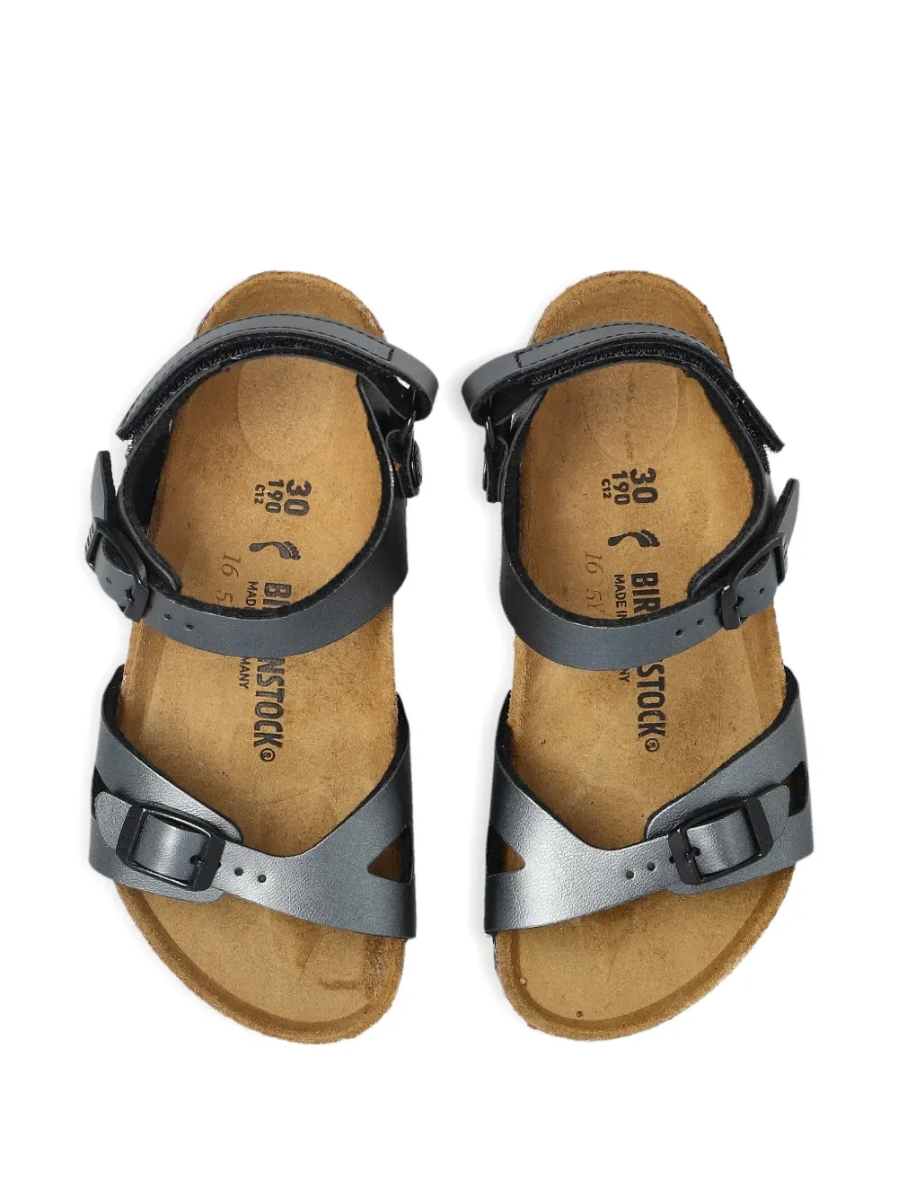 Сандалии Rio с пряжкой Birkenstock Kids, черный — фото 4