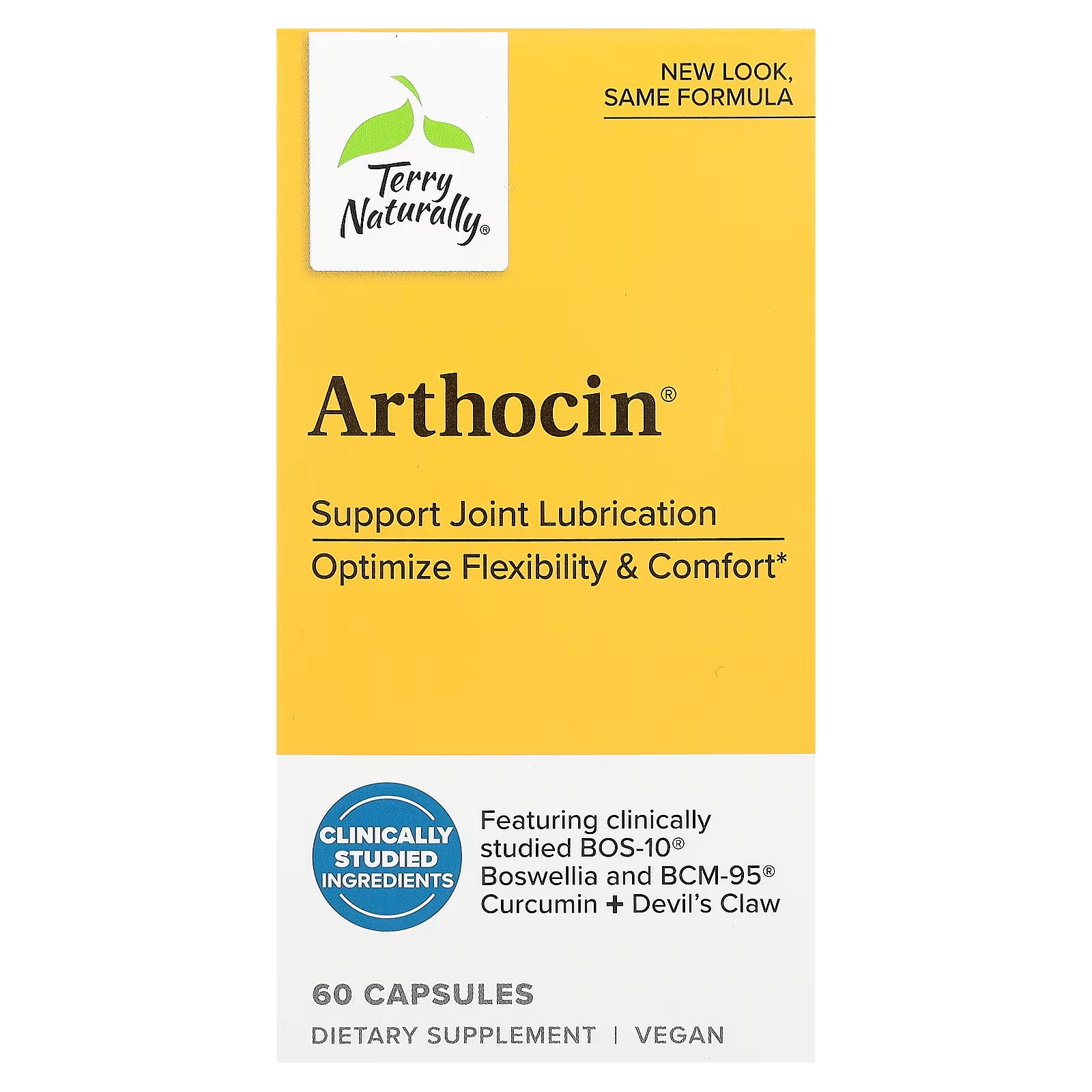 

Добавка Terry Naturally Arthocin для суставов, 60 капсул