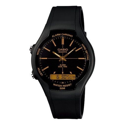 

Часы CASIO Quartz Waterproof Mens Black Analog/Digital Combo, черный