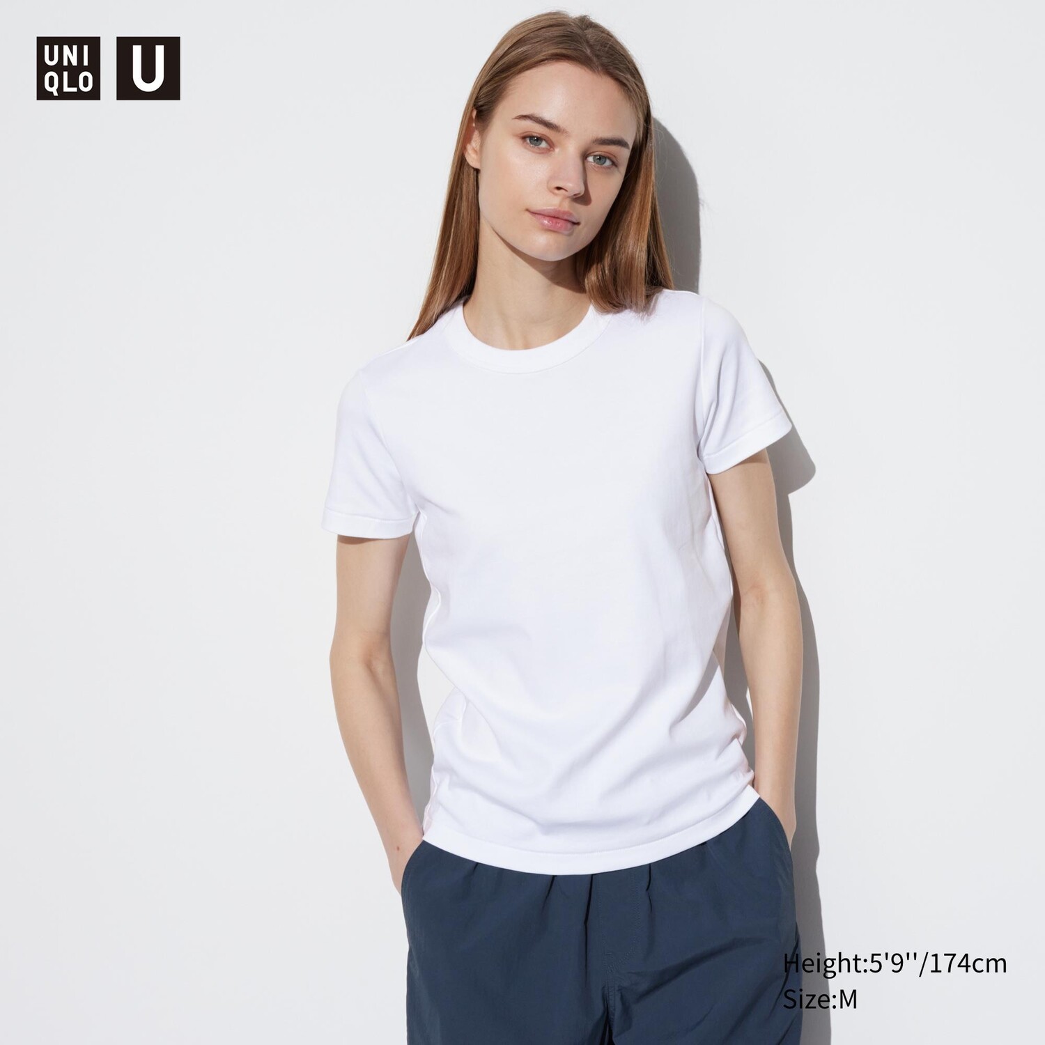 

Футболка Uniqlo U-образной формы, белый
