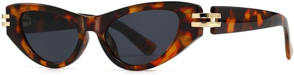 

Модные зеленые солнцезащитные очки «кошачий глаз» для женщин и мужчин, винтажные, роскошные, современные, женские солнцезащитные очки с защитой от УФ-излучения UV400 LJTJTAV, Leopard Tea