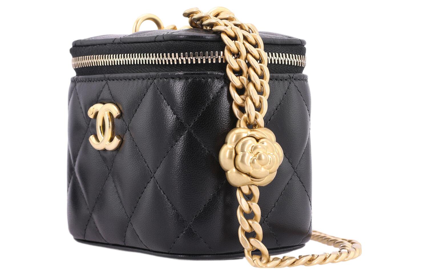 CHANEL Квадратная сумка через плечо из овчины с зеркальцем — фото 2