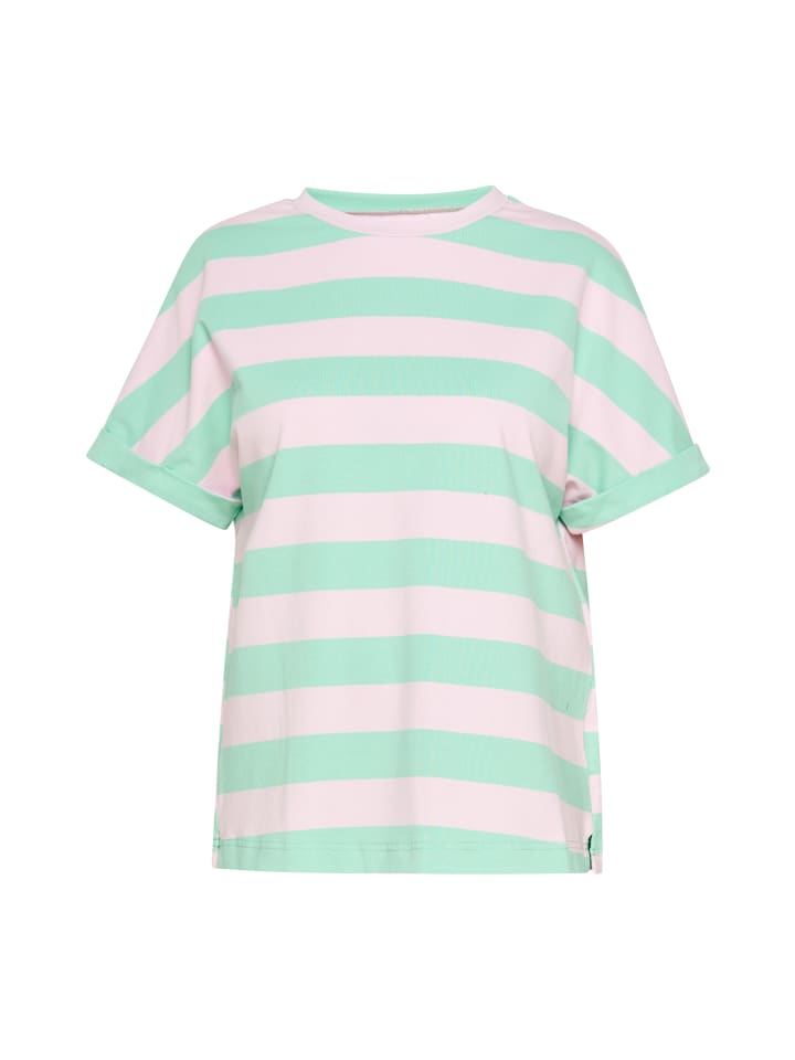 

Футболка usha BLUE LABEL, цвет multicolor pink green