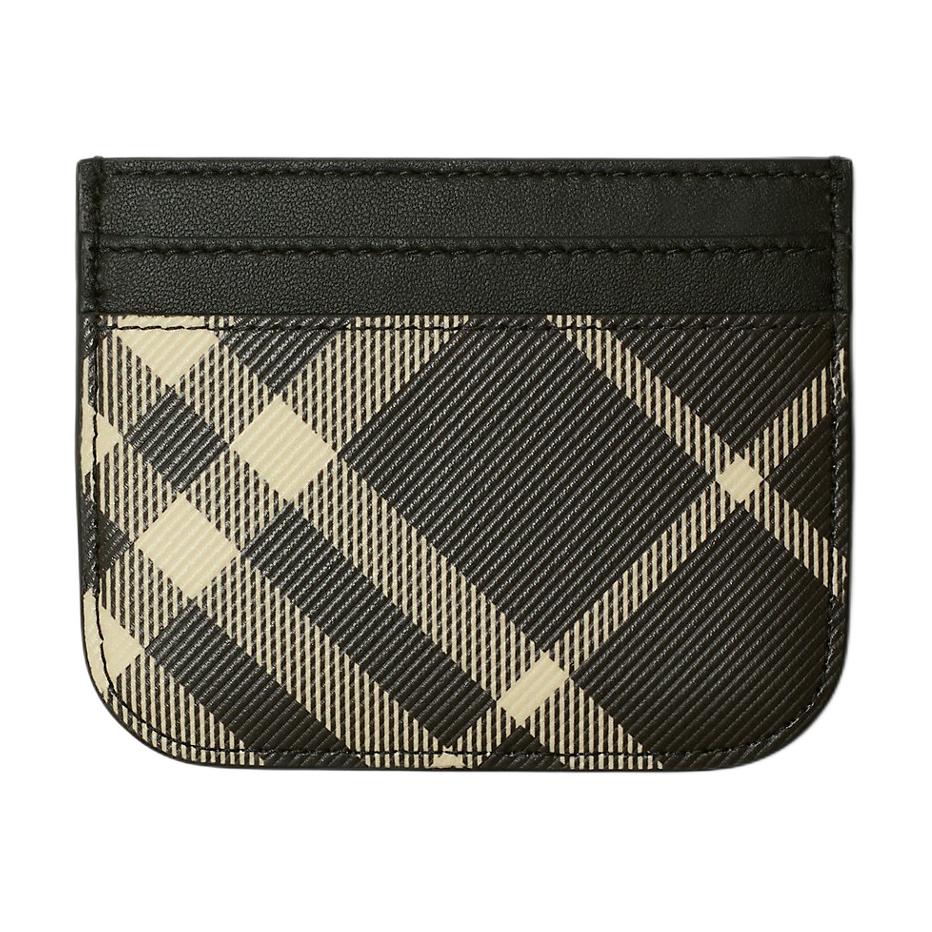 

Burberry Полиуретановый картхолдер женский черный с принтом
