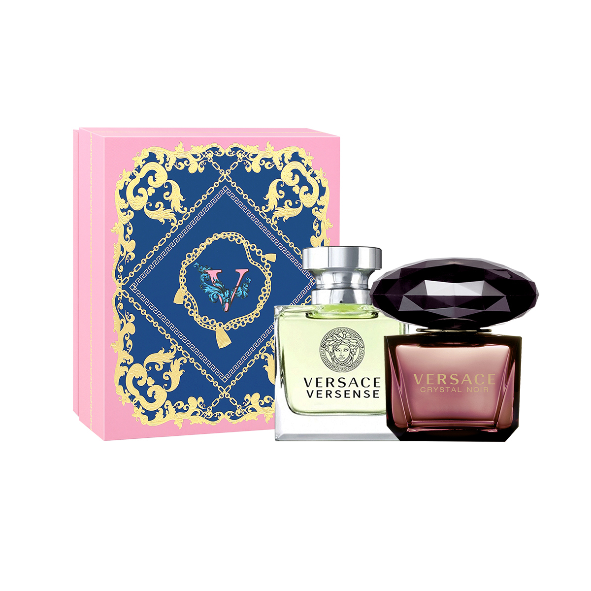 

Heartbeat женский мини-набор одежды с пробниками парфюма, пробный размер Eau De Toilette Fresh 5мл*2 VERSACE