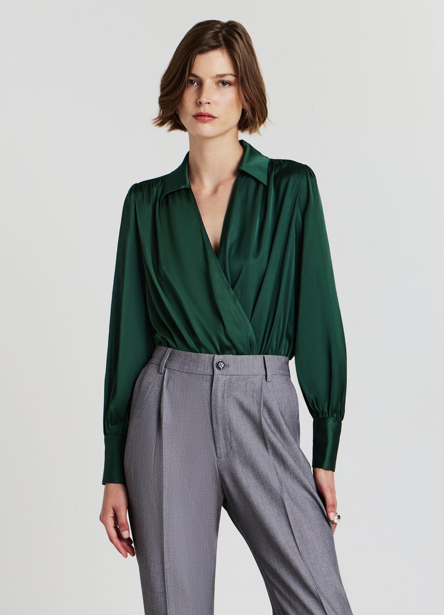 

Блуза Calliope Blouse, Verde Scuro/Dark Green