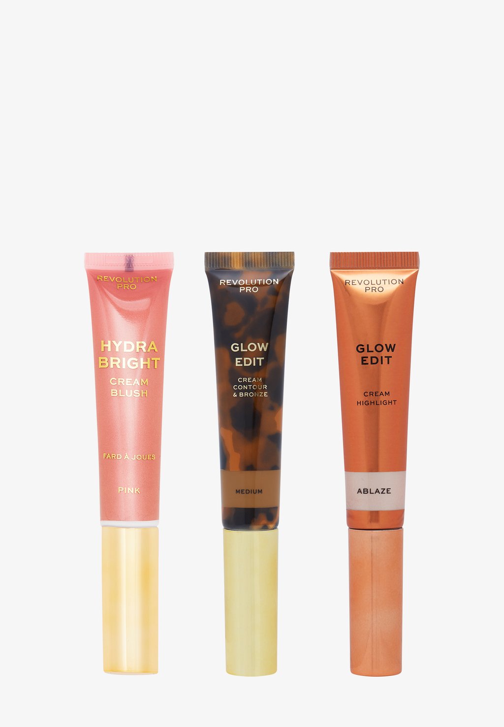 

Хайлайтеры Revolution Pro Cream Face Wand Trio Revolution PRO, цвет medium