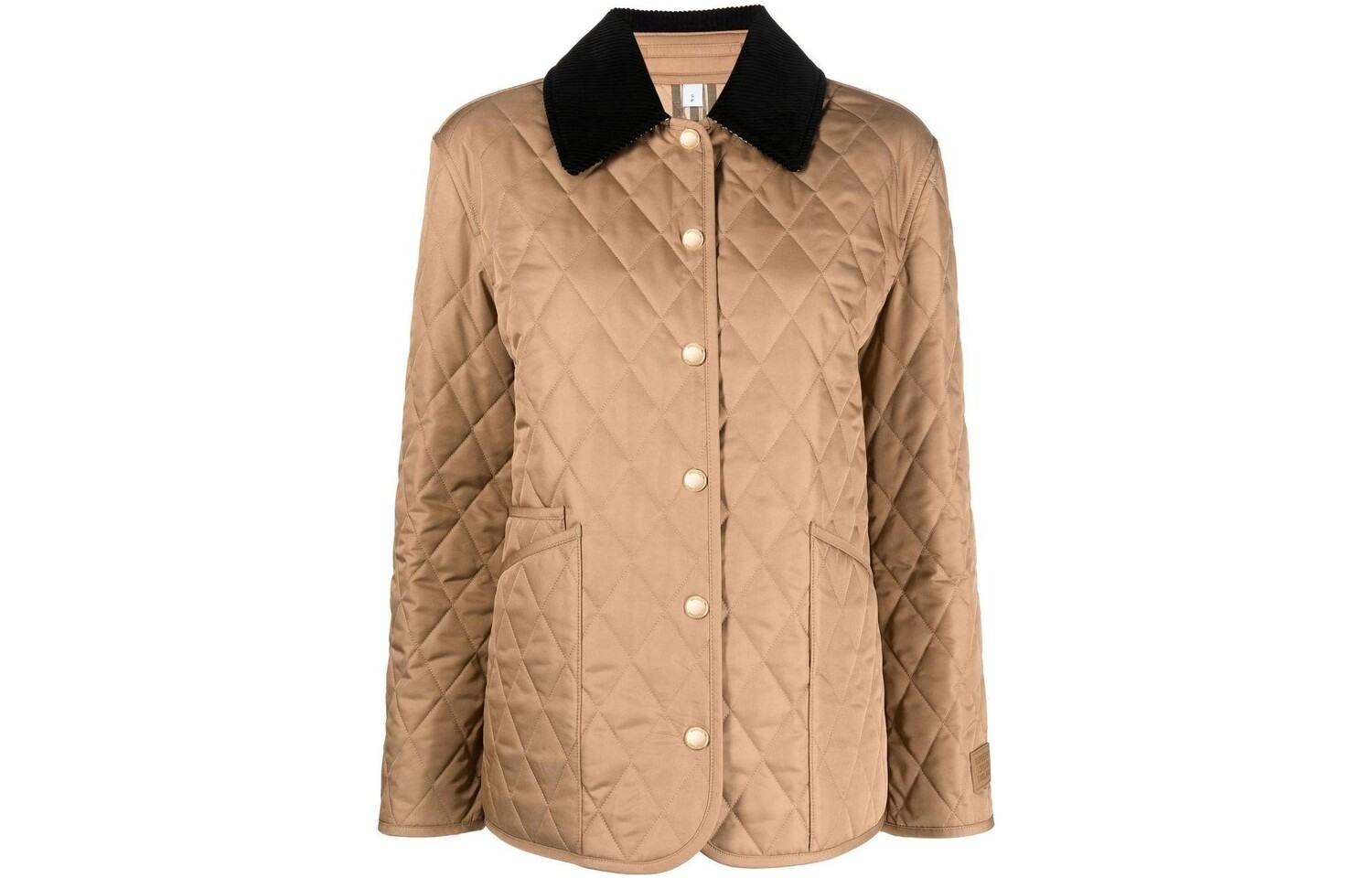 

Burberry Женская стеганая куртка, Верблюжий