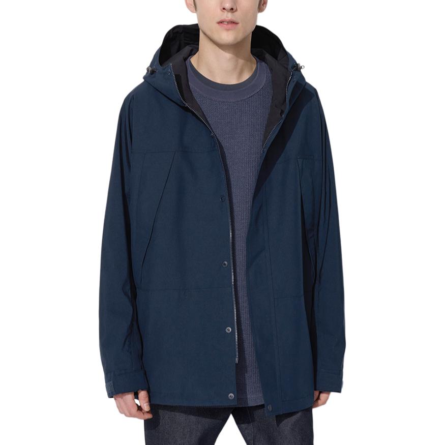 

Куртка пальто мужская темно-синяя UNIQLO, 69 темно-синий