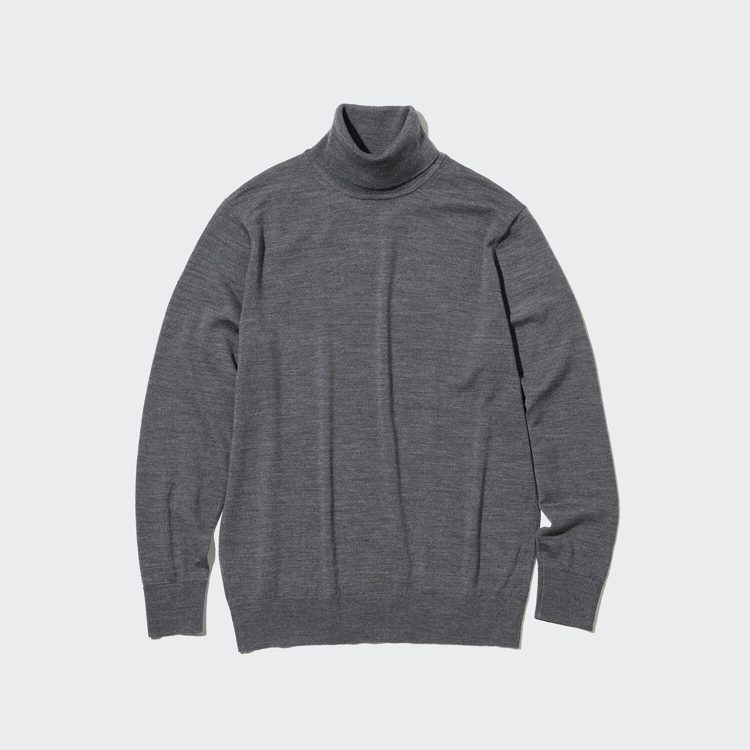

Водолазка Uniqlo мужская из шерсти мериноса, серый