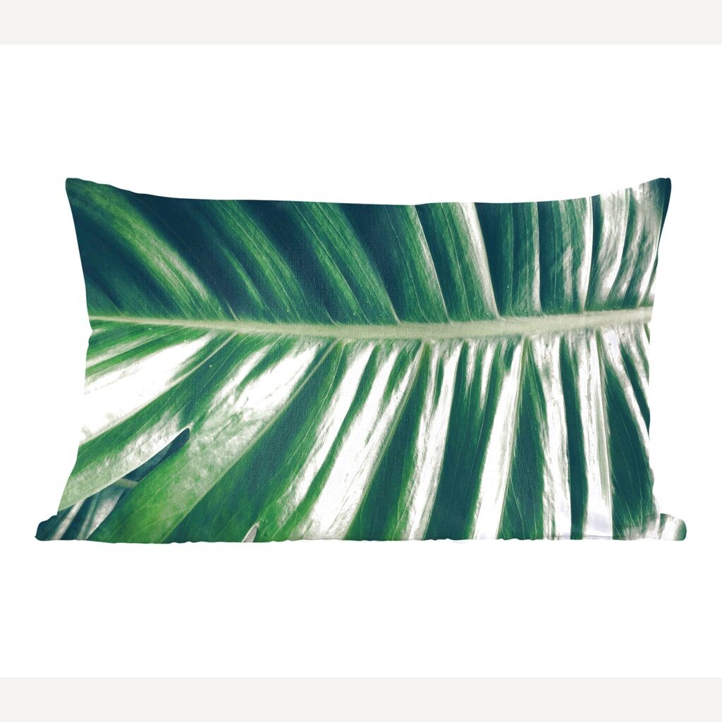 

MuchoWow Декоративная подушка Диванная подушка Декоративная подушка для гостиной 50 x 30 см Листья - Тропический - Джунгли - Чехлы на диванные подушки - без наполнителя