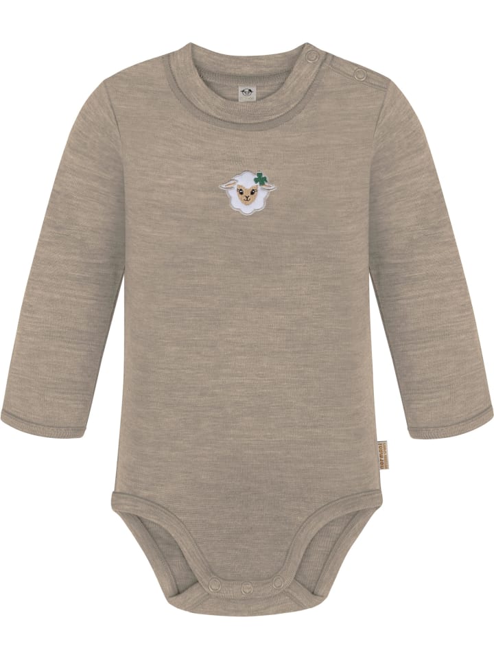 

Normani Outdoor Sports Детский боди с длинными рукавами из мериносовой шерсти Tuai, бежевого цвета