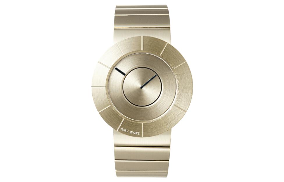 

ISSEY MIYAKE Часы женские с кварцевым механизмом, стальной браслет, циферблат Gold