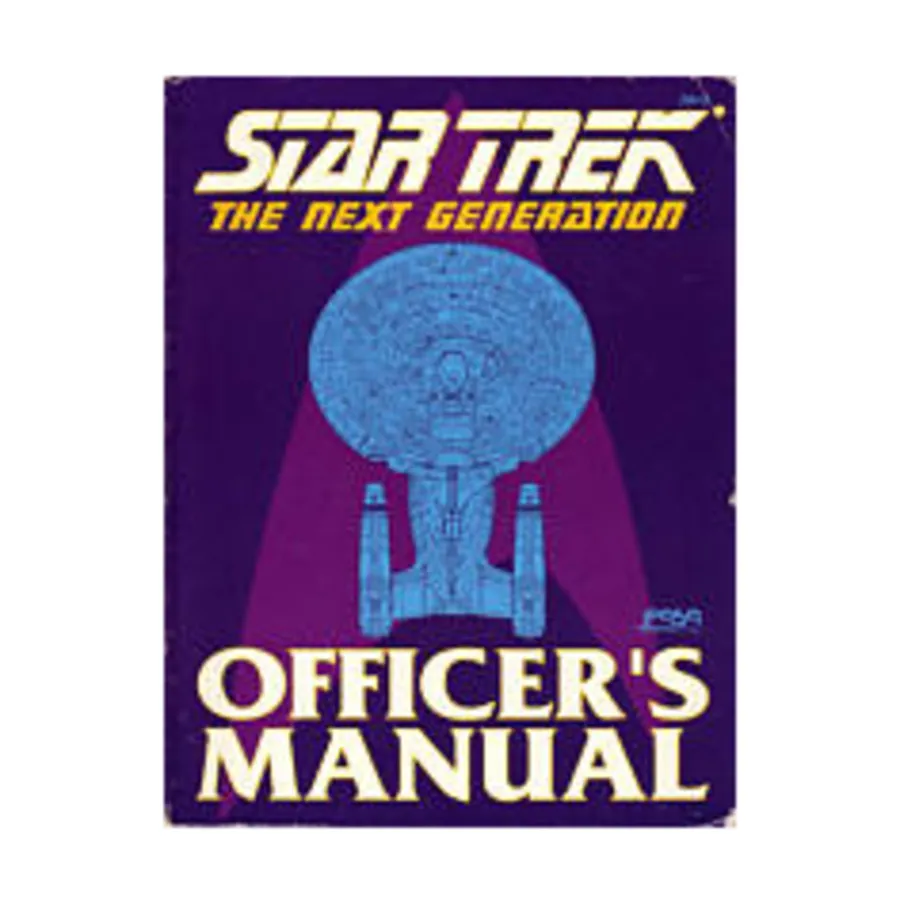 

Next Generation - Officer's Manual, Star Trek - Sourcebooks & Deck Plans (FASA), мягкая обложка