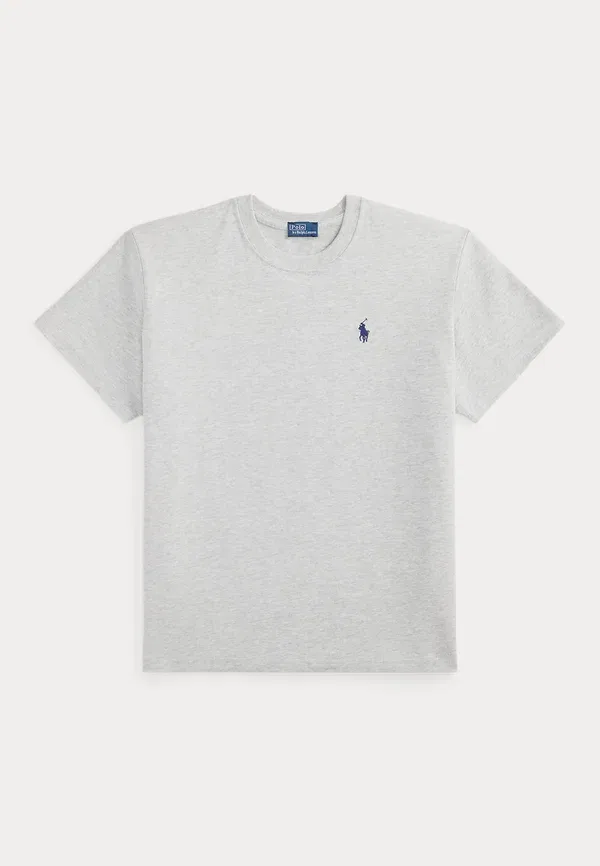 Футболка Polo Ralph Lauren Logo cotton jersey tee print, серый пепельный — фото 4